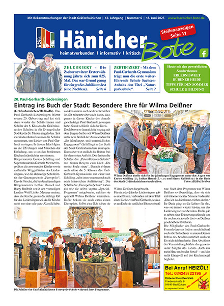 Hänicher Bote | Juni-Ausgabe 2025