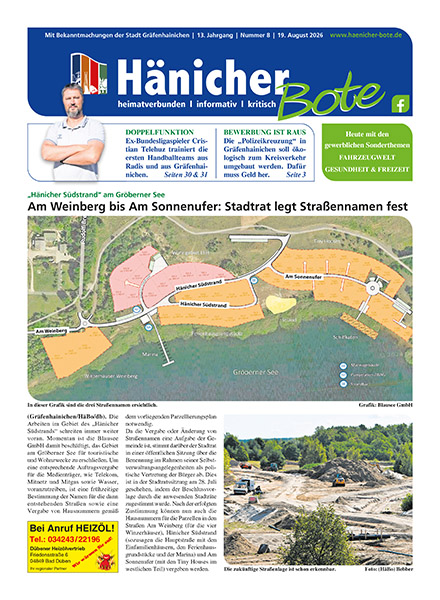 Hänicher Bote | August-Ausgabe 2026